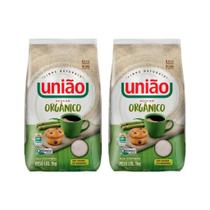 Açúcar Cristal Orgânico União Naturais Pacote 1kg - 2 Pacote Açúcar Cristal Orgânico União Naturais Pacote 1kg - 2 Pacote