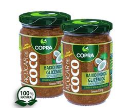 Açúcar De Coco 100% Natural Copra 350gr Kit Com 2 Unidades