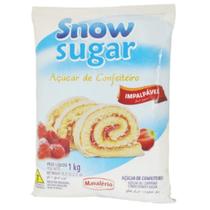 Açúcar de Confeiteiro Impalpável Snow Sugar 1kg - Mavalério