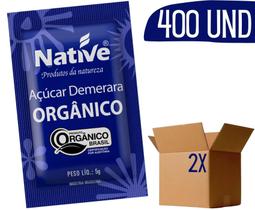 Açucar Em Sache Organico Native Demerara 5G - 400 Sachês
