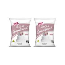 Açúcar Impalpável Mix - 1Kg com 2 unidades