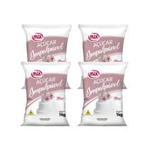Açúcar Impalpável Mix - 1Kg com 4 unidades