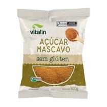 Açúcar Mascavo Vitalin Orgânico Sem Glúten Vitalin 300 g