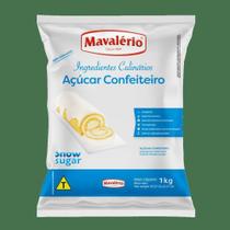 AÇUCAR MAVALERIO 1kg CONFEITERO MAVALÉRIO