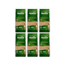 Açúcar Orgânico Demerara Native 1kg - Kit Com 6 unidades