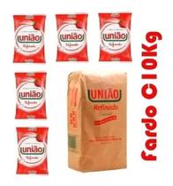 Açúcar Refinado União 1kg Fardo com 10 Unidades