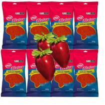 Açúcar Vermelho para Morango do Amor Kit 8 un Mix