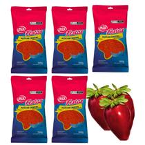 Açúcar Vermelho para Morango do Amor Premium Kit 5 Un Mix Açúcar Vermelho para Morango do Amor Premium Kit 5 Un Mix
