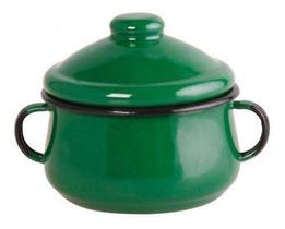 Açucareiro 08 Esmaltado Ágata Ewel 380 ml Verde Açucareiro 08 Esmaltado Ágata Ewel 380 ml Verde