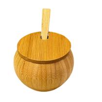 Açucareiro Bambu com Colher e Tampa Ecológico 100g Açucar/Temperos/Farinha 8,5xØ7cm. Açucareiro Bambu com Colher e Tampa Ecológico 100g Açucar/Temperos/Farinha 8,5xØ7cm.