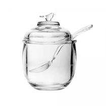 Acucareiro Bird 150ml Cristal Ecologico C/ Colher Rojemac Acucareiro Bird 150ml Cristal Ecologico C/ Colher Rojemac