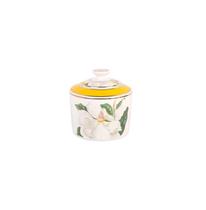 Açucareiro Blummen em new bone china 320ml D9,5xA10,5cm Açucareiro Blummen em new bone china 320ml D9,5xA10,5cm