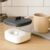 Açucareiro Break 200ml Com Tampa + Colher Transparente OU