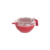 Açucareiro c/ Colher 300ml Vermelho Plasútil