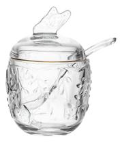 Açucareiro Com Colher New Butterfly Fio De Ouro 250ml Cristal Ecologico Lyor Açucareiro Com Colher New Butterfly Fio De Ouro 250ml Cristal Ecologico Lyor