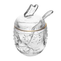 Açucareiro com Colher New Butterfly Fio de Ouro 250ml - Lyor