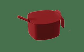 Açucareiro Coza Due Casual 300 ml Vermelho Bold Açucareiro Coza Due Casual 300 ml Vermelho Bold