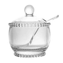 Açucareiro Cristal de Chumbo com Colher Pearl Wolff Açucareiro Cristal de Chumbo com Colher Pearl Wolff