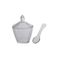 Açucareiro De Acrilico Resistente Luxxor C/ Colher 400ml Açucareiro De Acrilico Resistente Luxxor C/ Colher 400ml