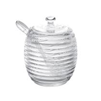 Açucareiro de Cristal com Colher Colmeia 210ml - Lyor
