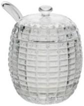 Açucareiro De Cristal Com Colher E Tampa 210Ml Açucareiro De Cristal Com Colher E Tampa 210Ml