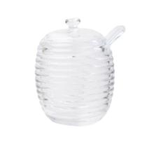 Açucareiro de Cristal com Tampa Bee - 210 ml - Lyor Açucareiro de Cristal com Tampa Bee - 210 ml - Lyor