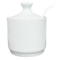 Açucareiro de Mesa com Colher Porcelana Brasília