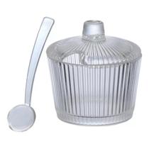 Açucareiro de Vidro com Colher Graffiato 200ml