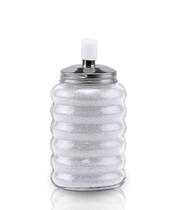 Açucareiro De Vidro Com Dosador em Aço Inox Euro Home Açucareiro De Vidro Com Dosador em Aço Inox Euro Home