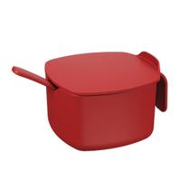 Açucareiro Due Casual Coza 300ml com Colher Vermelho