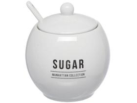 Açucareiro Em Porcelana 350ml Manhattan Branco Hauskraft