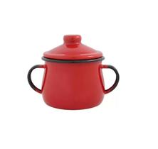Açucareiro Esmaltado Ágata Qualidade Silva Vermelho 500 Ml Açucareiro Esmaltado Ágata Qualidade Silva Vermelho 500 Ml