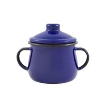 Açucareiro Esmaltado Azul 380 ml Ewel Açucareiro Esmaltado Azul 380 ml Ewel