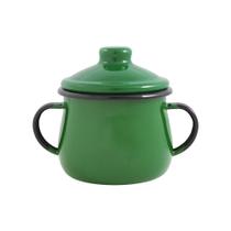 Açucareiro Esmaltado Verde 380 ml Ewel Açucareiro Esmaltado Verde 380 ml Ewel