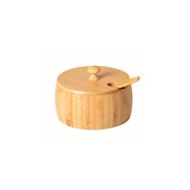 Açucareiro Farinheiro Tampa e Colher Pote Bambu ECO Açucareiro Farinheiro Tampa e Colher Pote Bambu ECO
