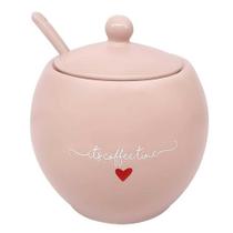 Açucareiro Lamour Porcelana Rs 350ml - LYOR Açucareiro Lamour Porcelana Rs 350ml - LYOR
