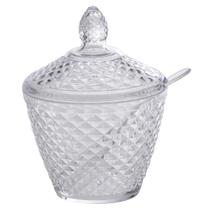 Açucareiro Luxxor Transparente 400 ml com Colher Paramount Açucareiro Luxxor Transparente 400 ml com Colher Paramount