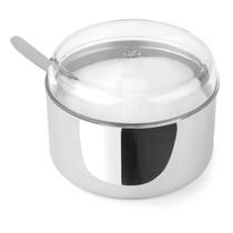 Açucareiro Multiuso Inox Pote Porta Condimentos Tempero Farinheiro Cereal Mel Aveia Granola Geleia Patê Molhos Meleiras