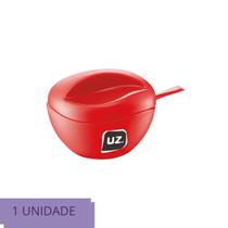 Açucareiro Plástico D Mesa Posta C Colher Uz Cor Vermelho