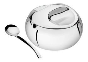 Açucareiro Porta Açúcar Pote Inox 320ml Tramontina 64400500