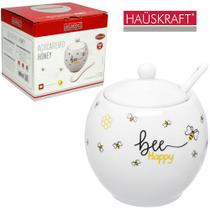 Açucareiro Porta Condimento Porcelana c/ Colher 350ml Açucareiro Porta Condimento Porcelana c/ Colher 350ml