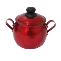 Açucareiro Soft De Alumínio Vermelho Bojudo 300g Belmar Açucareiro Soft De Alumínio Vermelho Bojudo 300g Belmar