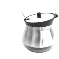 Açucareiro Vidro/Inox 250ml c/ Tampa e Colher Açucareiro Vidro/Inox 250ml c/ Tampa e Colher
