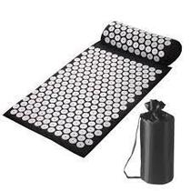 Acupress Brasil: Kit Tapete de Massagem com Travesseiro "Preto" 68x42 cm Acupress Brasil: Kit Tapete de Massagem com Travesseiro "Preto" 68x42 cm