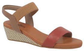 Ad0812 - sandalias usaflex serpente anabela