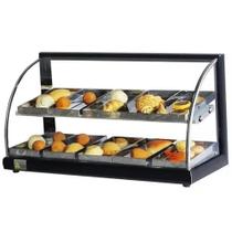 AD10 - Estufa Alfa para salgados de 10 bandejas Dupla Preta - 127V - Omega AD10 - Estufa Alfa para salgados de 10 bandejas Dupla Preta - 127V - Omega