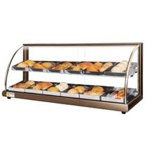 AD12 - Estufa Alfa para salgados de 12 bandejas Dupla Café - 127V - Omega AD12 - Estufa Alfa para salgados de 12 bandejas Dupla Café - 127V - Omega