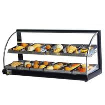 AD12 - Estufa Alfa para salgados de 12 bandejas Dupla Preta - 127V - Omega AD12 - Estufa Alfa para salgados de 12 bandejas Dupla Preta - 127V - Omega