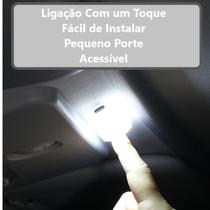 AD404 - Lâmpada LED de Toque Dedo Adesivo tiras autocolantes 5 V De Carro/ Doméstico Carregável por USB Unicolor e multicolor