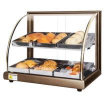 AD6 - Estufa Alfa para salgados de 6 bandejas Dupla Café - 127V - Omega